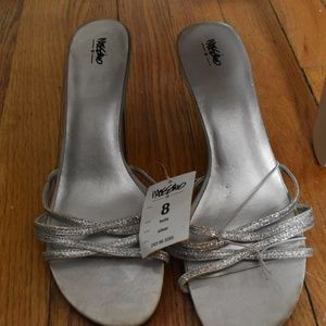 Mossimo Silver Dress Sandals